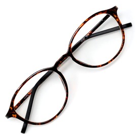 [EYEWEAR AIR] アイウェアエア 老眼鏡 おしゃれ レディース メンズ ブルーライトカット 35% ボストン ベッコウ +1.50