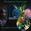ORIA Aquarium Thermometer, LED Display Digital Temperature Meter Aquarium (℃),