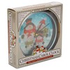 Mark Feldstein & Associates Snowman Family Winter Wonderland Round Silvertone