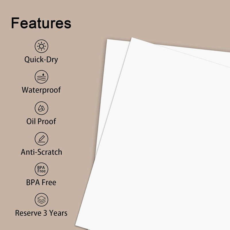 200 Sheets, A4 Single Sheet Thermal Paper for Portable Printers