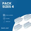 Double-Sided Clear Nail Brush - Nail Cleaning and Grooming Tool