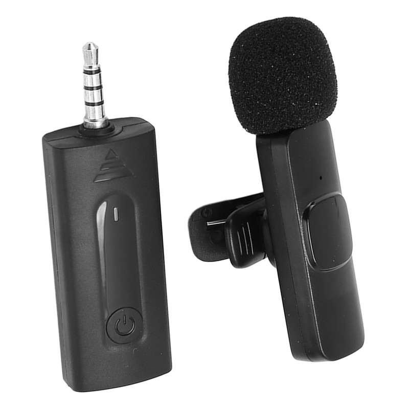 Wireless Lavalier Microphone Professional Plug and Play Noise Reduction Mini