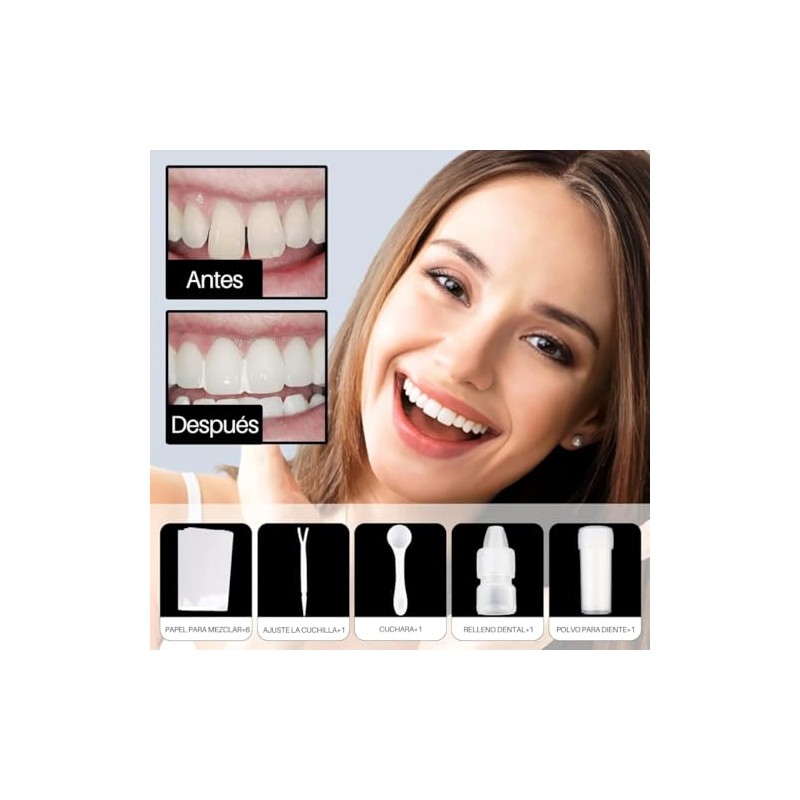 Universoenl?nea.com | Kit Reparaci?n Temporal Dientes Rotos Postizos Empaste Falso,