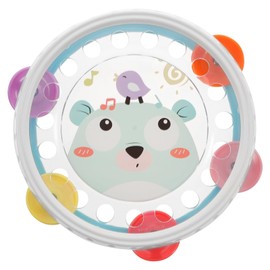 SUPVOX Instrumentos Musicales Para Adultos Children Clapping Tambourine Hand Bells for Aldult Hand Shaking Tambourine Hand Drum Tambourine for Sky-blue Plastic Handheld Baby Hand Clap