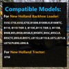85801938 Control Handle Lever for New Holland Backhoe Loader 555E,