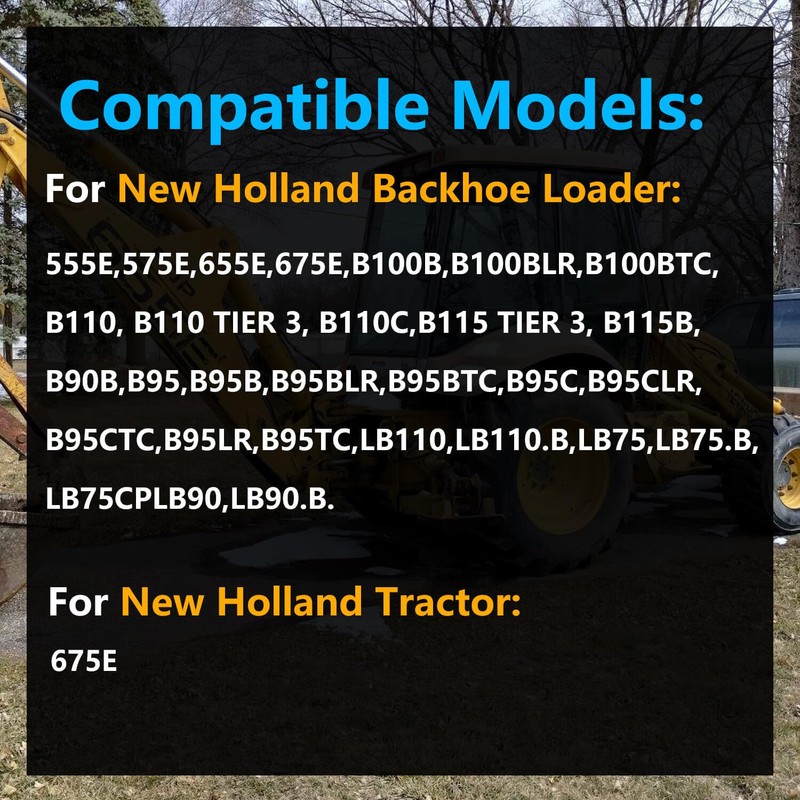 85801938 Control Handle Lever for New Holland Backhoe Loader 555E,