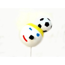New Jack In The Box Pencil Topper Antenna Ball "Soccer"
