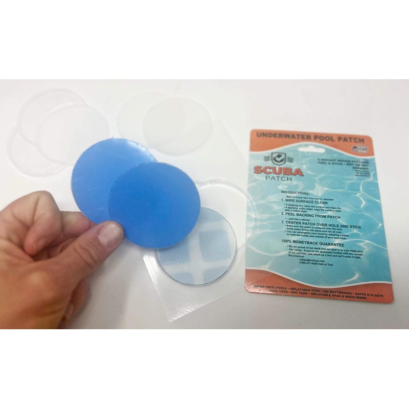Scuba Patch Heavy Duty Underwater Pool Liner Patches | Heavy