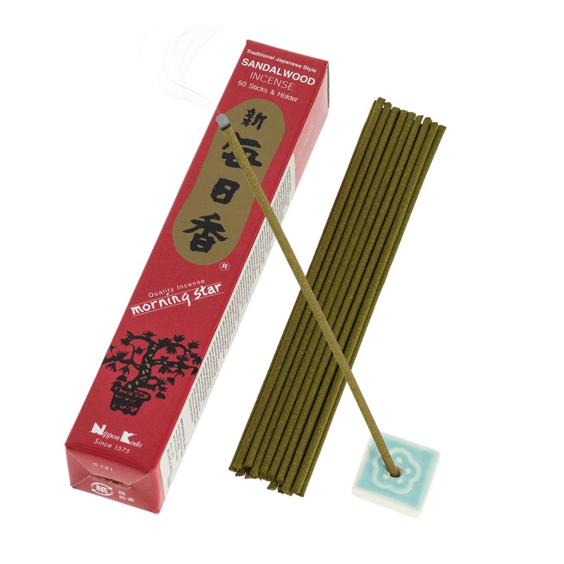 Nippon Incense Morning Star Sandalwood 50 Sticks