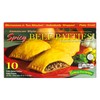 Jamacian Style Spicy Beef Empanadas, 5 oz, 10/Carton, Ships in
