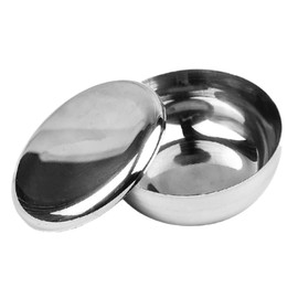 Healeved Quality Men's Shaving Bowl Stainless Steel Bubble Bowl Lid for Elegant Wet Shave