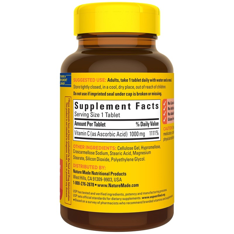 Nature Made Extra Strength Vitamin C 1000 mg, Dietary Supplement