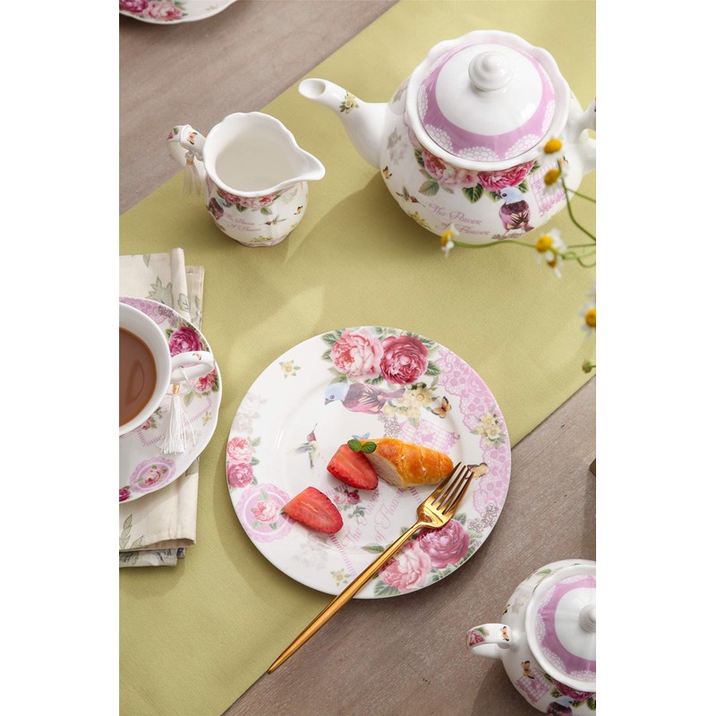 Tea Pots, Large Teapot Milk Jug Sugar Bowl Afternoon Tea