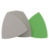 TOP-VIGOR 10Pcs 3000 Grit Triangular Sandpaper, 90mm Hook and Loop
