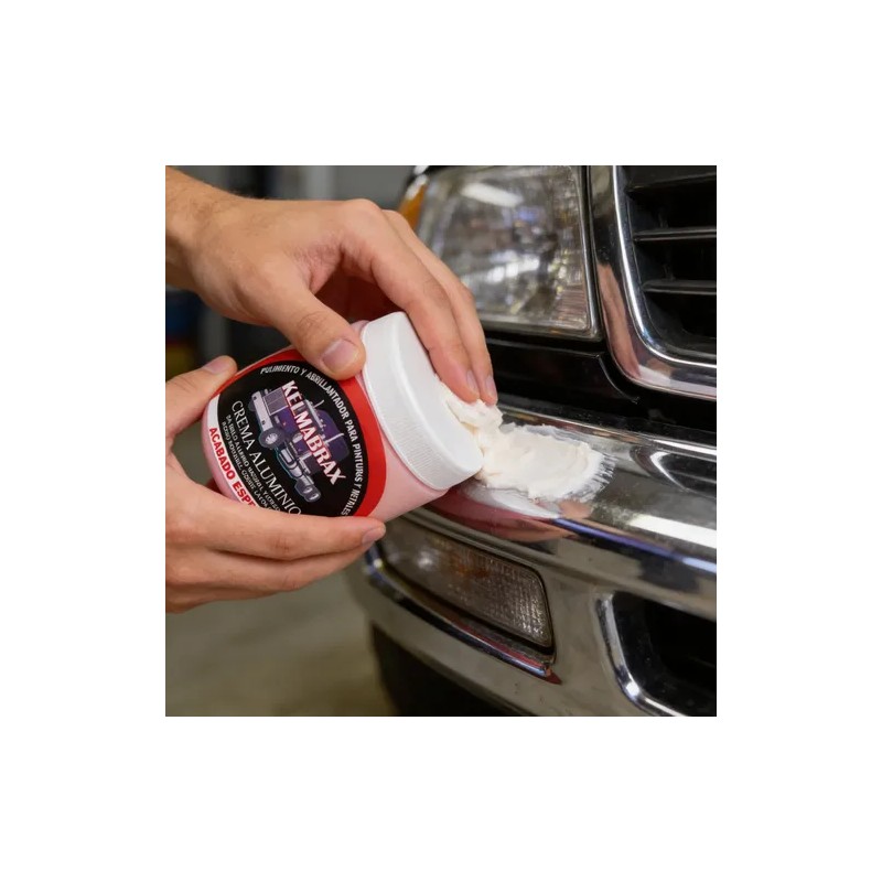 Crema Para Pulir Aluminio Acero Acrílico Cromo Cobre 400gr