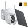 4G LTE Cellular Security Camera No Internet Needed, Solar No