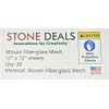 Stone Deals Mosaic Mesh for Back Mounted Tile 12" x