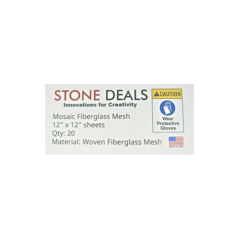 Stone Deals Mosaic Mesh for Back Mounted Tile 12" x