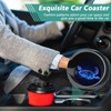 2 Pack Car Cup Holder Coasters - Shiny Sea Turtle