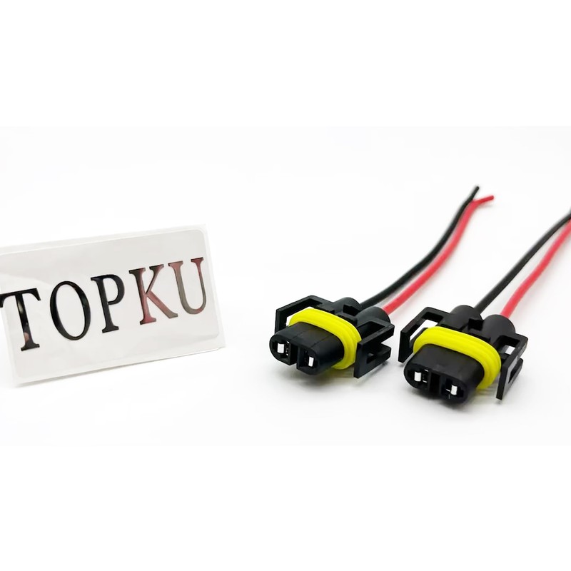 TOPKU H11 H9 H8 880 881 Female Nylon Adapter Wiring