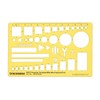 Traceease Drafting NATO Drawing Template Drawing Stencil,Designing Template Measuring Ruler