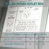 X-Haibei 50 Amp RV Power Outlet Box 125/250 Volt, NEMA