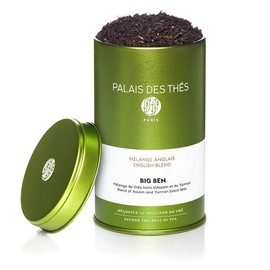Palais des Thés - Signature Tea Blends Collection - Premium Single Estate Big Ben English Breakfast Tea - 3.5oz Loose Leaf Metal Gift Tin