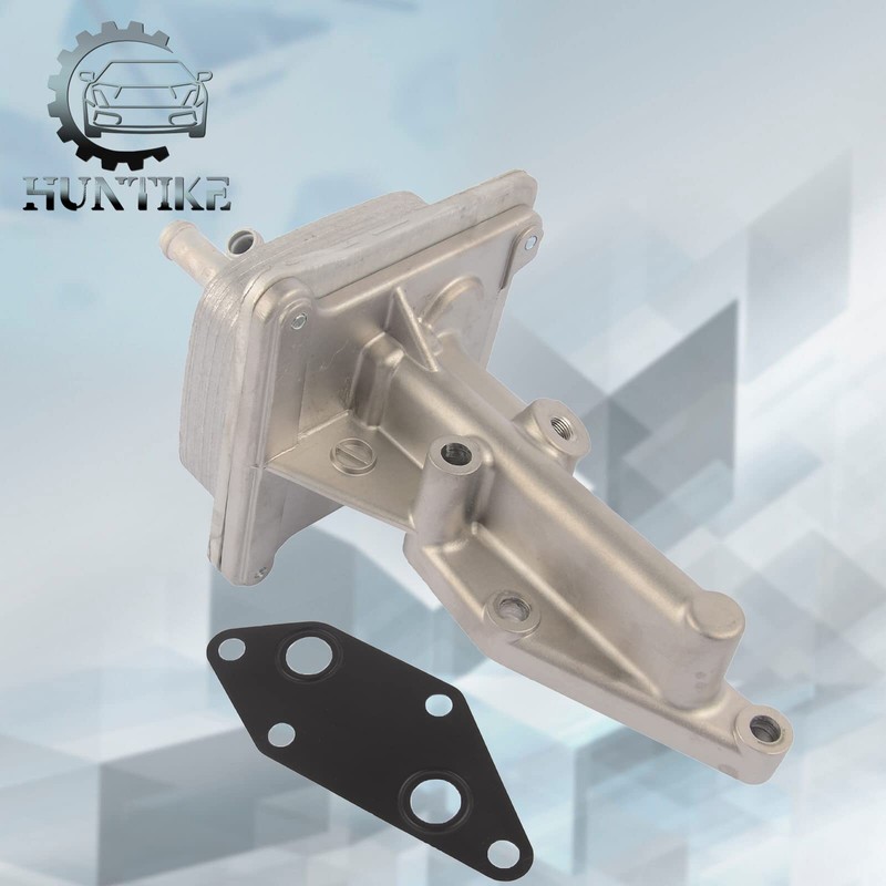 Huntike 21300-JA06A Engine Oil Cooler with Gasket Compatible with N-issan