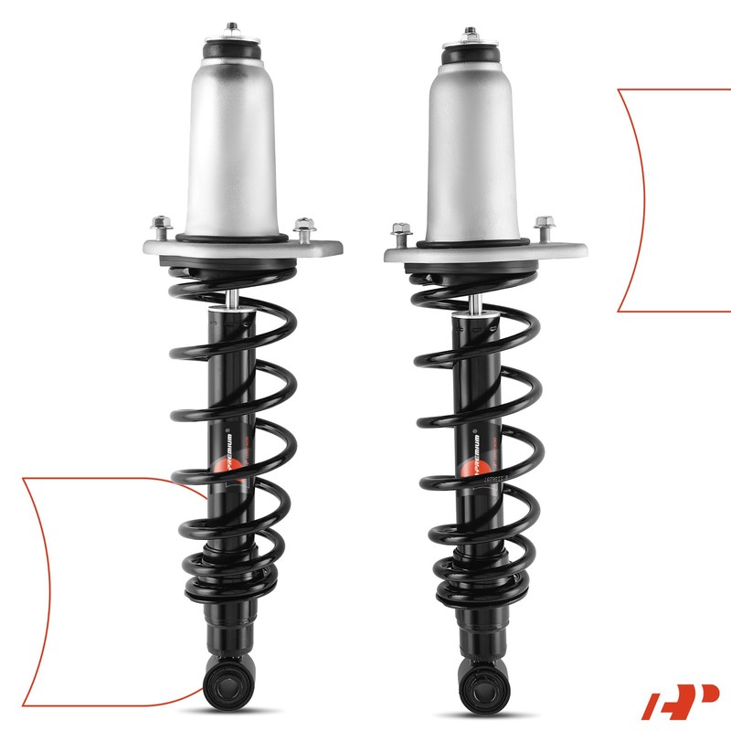 A-Premium Rear Pair (2) Complete Strut & Coil Spring Assembly