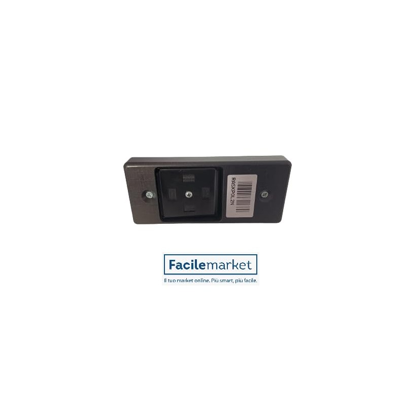 Facilemarket Black Polyethylene Chopping Board and Trunk Scraper 17cm x