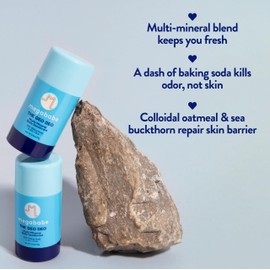 Megababe Megababe Daily Deodorant - The Geo Deo with Multi-Minerals | 72 hour Odor Protection | Aluminum-Free, All Natural | 2.6 oz