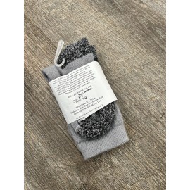 Alpaca Wool Crew Gray Socks Hunting Wool Hiking Lightweight Gifts Women Sz Small