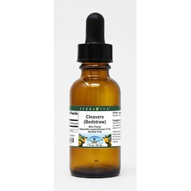Cleavers (Bedstraw) - Glycerite Liquid Extract (1:5) - Mint Flavored (1 fl oz, ZIN: 428547)