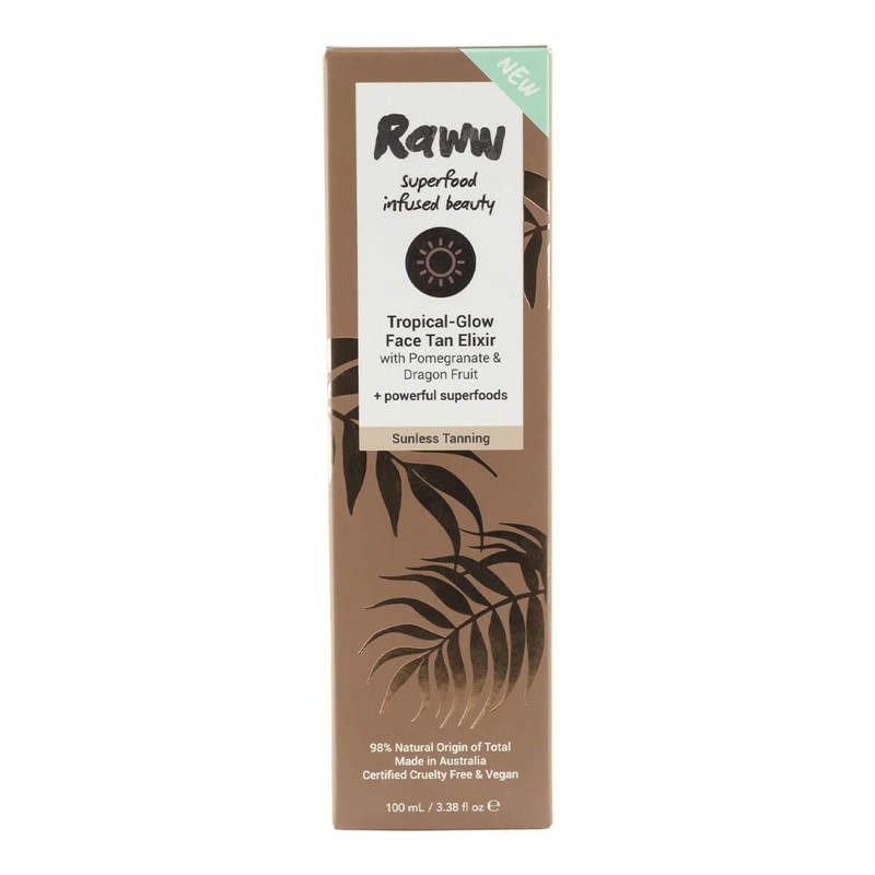 Raww Tropical-Glow Face Tan Elixir, 100ml