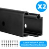 RV Table Mount Bracket Aluminum RV Table Support Trim for