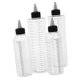 Healeved Sustainable Squeeze Bottles for Hair Beauty Leakproof Design with Easy-to-read Scale
