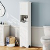 ChooChoo 67" Tall Bathroom Storage Cabinet Freestanding with Adjustable Shelves,
