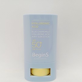 Begins by Jeongsaemmul JUNGSAEMMOOL Blue Chamomile Hyaluronic Acid Airy Sun Stick 15g (SPF50+) 1 unit / 정샘물 블루 캐모마일 히알루론산 에어리 선 스틱 15g(SPF50+) 1개