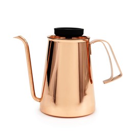 Coffee Kettle Gloss Copper (Niigata/Tsubamesanjo) Beasty Coffee Kettle with a focus on the thickness of the spout and tip shape perfect for drip