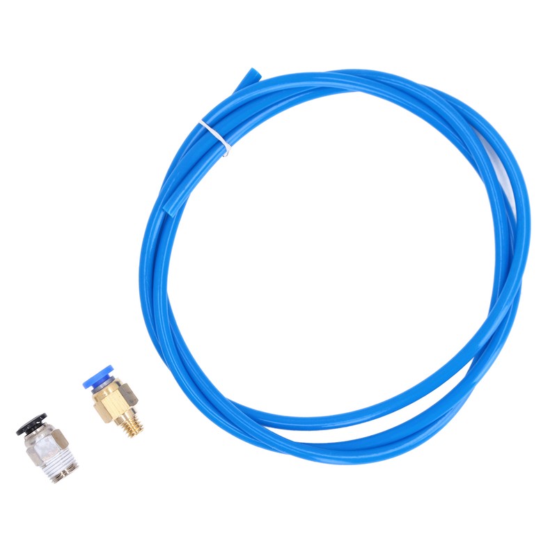 5PCS PTFE Tubes with 20PCS Pneumatic Fittings PC4‑M6 PC4‑M10 for