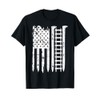 railroad spike american flag Train Gift for railway workers T-Shirt