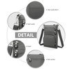 Kono Multi Pocket RFID Blocking Crossbody Bag for Women Shoulder