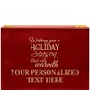 Crown Awards Holiday Rosewood Humidor Gift, Customize with Your Own
