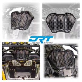 DRT Aluminum Air Intake Vent W Mesh Inserts Black Fits: CAN-AM MAVERICK R 2024+