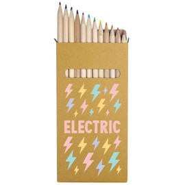 Azeeda 12 x 'Electric' Long 178mm Coloured Pencils/Pencil Set (PE00076945)