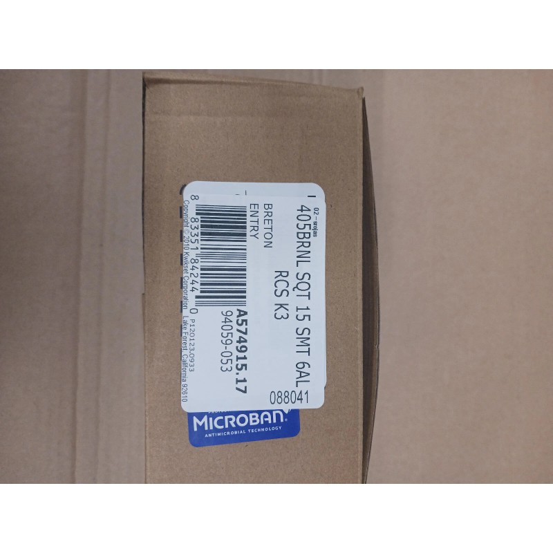 Kwikset Breton 405 Entry Door Handle with Lock and Key,