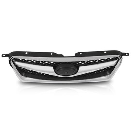 G-PLUS Front Bumper Grille Grill Chrome Shell w/Black Fit Subaru Legacy 2010-2012 91121AJ03B, SU1200142