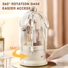 Multi Functional Rotating Toothbrush Holders with Sliding Base, 7 Slot