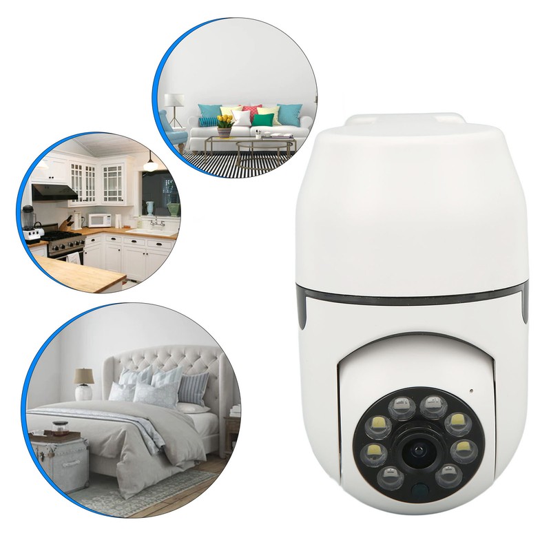 Security Camera WiFi Wireless 1080P LED Night Light Motion Detection