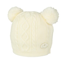 Miki House Knit Hat, Knit Hat, Cable Knitting Hat, Hood, Plain, Made in Japan, Boys, Girls, Baby, Kids, Baby Clothes, Children's Clothes, Children's Clothes, Free (17.3 - 18.9 inches (44 - 48 cm),